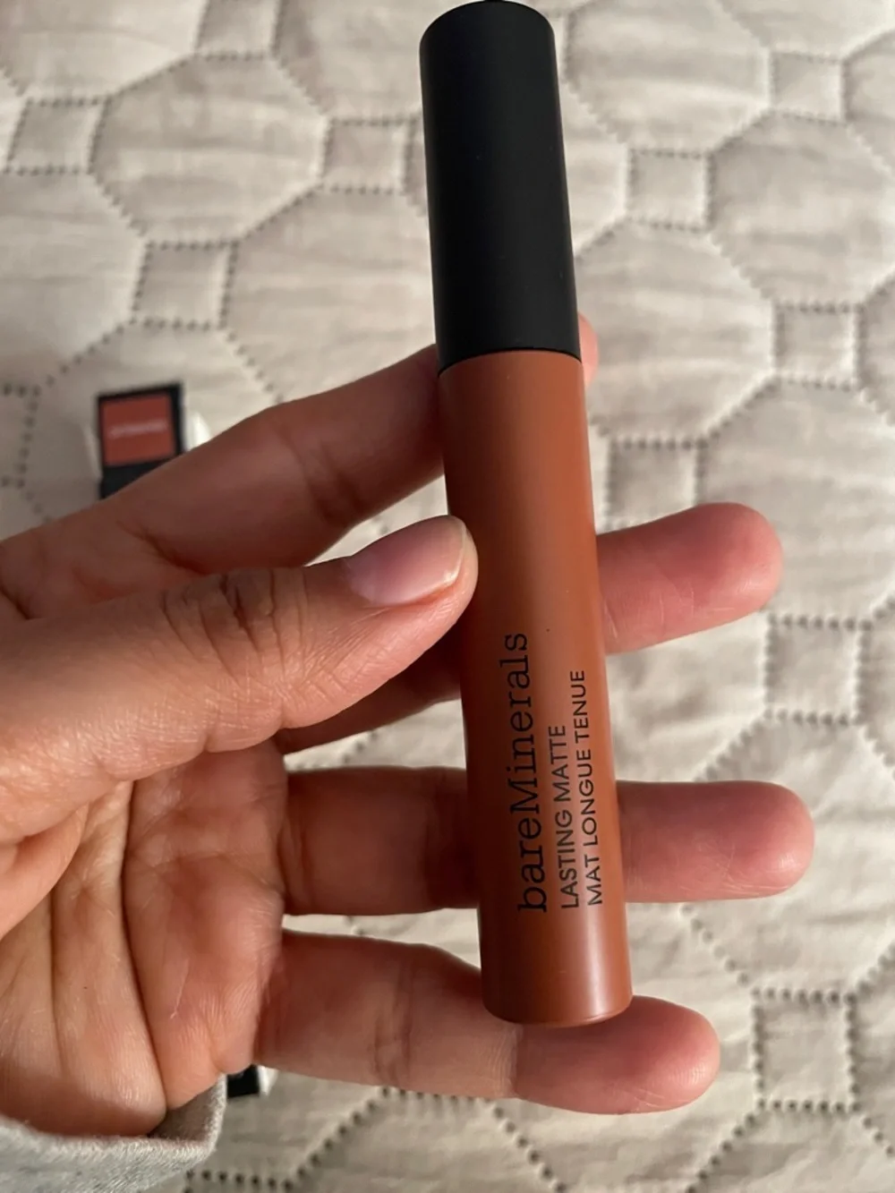 bareMinerals Mineralist Satin Matte Liquid Lipstick - Determined (Warm Brown)